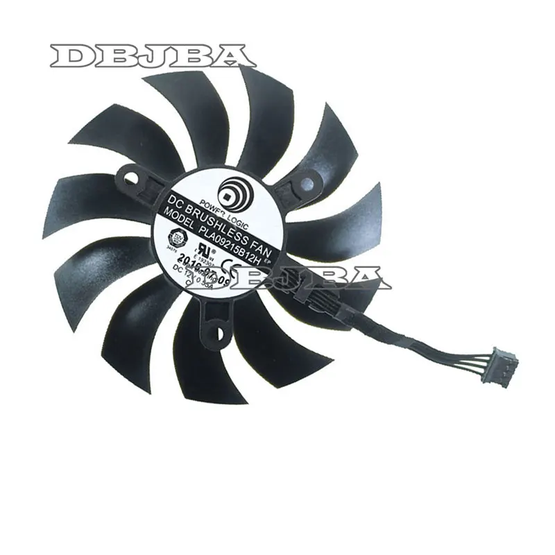 

PLA09215B12H Fan For EVGA GeForce GTX 1060 SC MINI ideo Graphics card cooling fan
