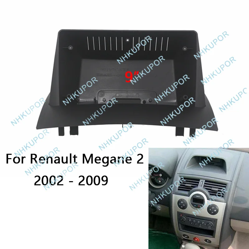 

Car Radio Frame Kit For Renault Megane 2 2002-2009 Auto Stereo Install Dash Fascia Trim Bezel Faceplate