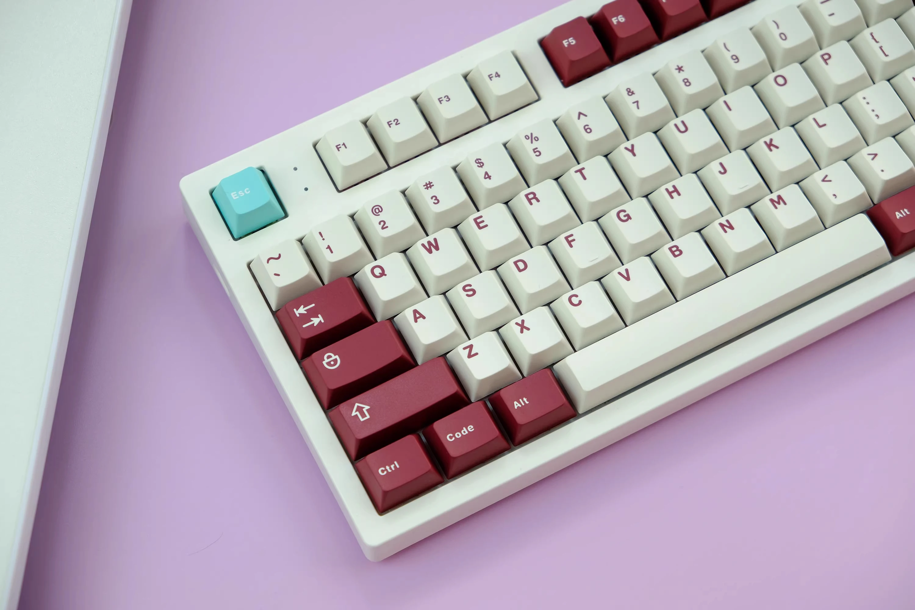 Imagem -04 - Abs Duas Cores de Moldagem Keycaps Cereja Altura Chave Gmk Yuru 253