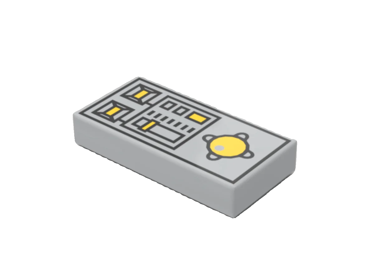 Small particle building block MOC 3069bpr0090 bpc1 49038 remote control speed regulation with joystick printing accessories