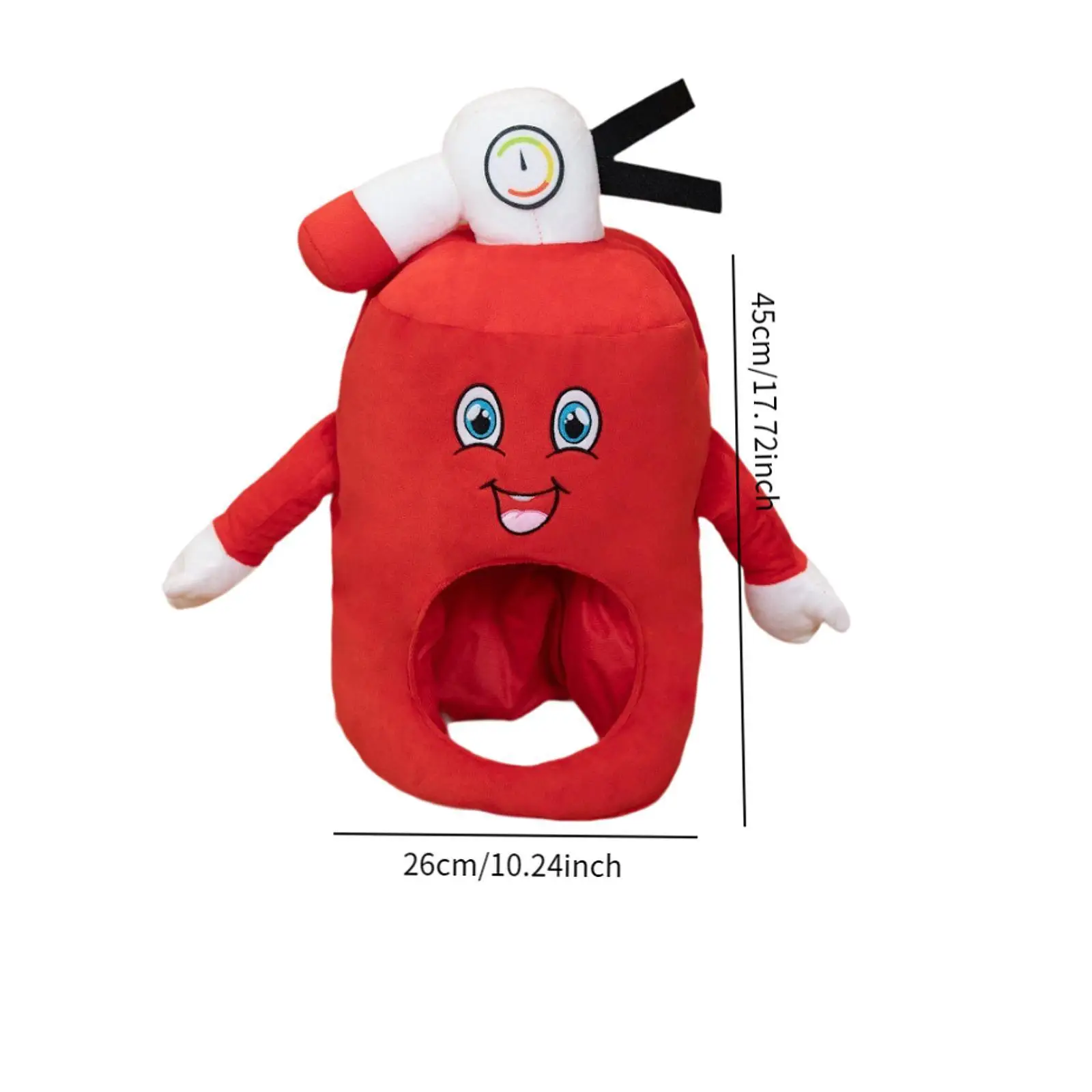 Brandblusser Hoed Cosplay Creatief Leuk Kostuum Accessoires Hoofddeksel Kostuum Cap voor Carnaval Party Fancy Dress Halloween Vakantie