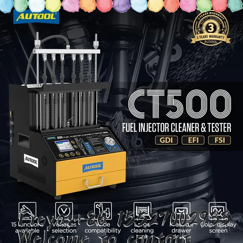 CT500 GDI Injector Cleaner And Tester Voltage Customized Cross Border