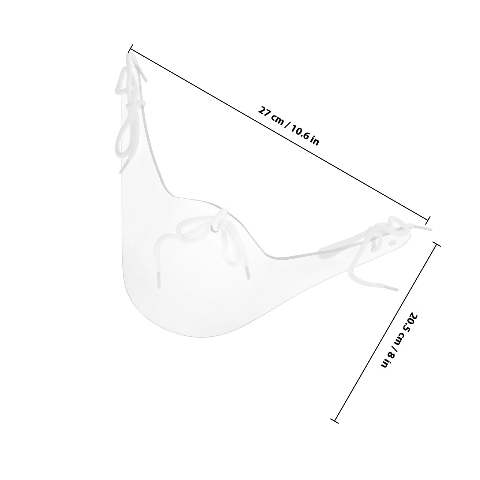 معدات حماية حارس المرمى الهوكي قطعة واحدة من واقي الرقبة الشفاف للرجال والكبار #5