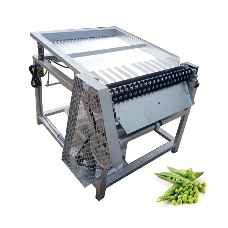 Automatic Green Pigeon Pea Soya Bean Shelling Sheller Shell Removing Machine For Sale