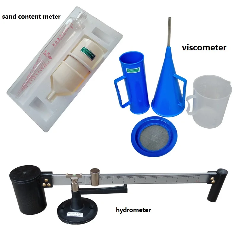 Kit de conteúdo de areia testador de lama