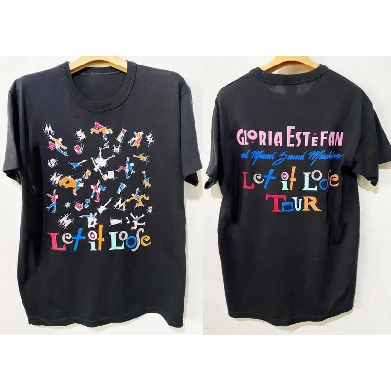 Gloria Estefan Let It Camiseta holgada de algodón pesado tamaño completo UU940