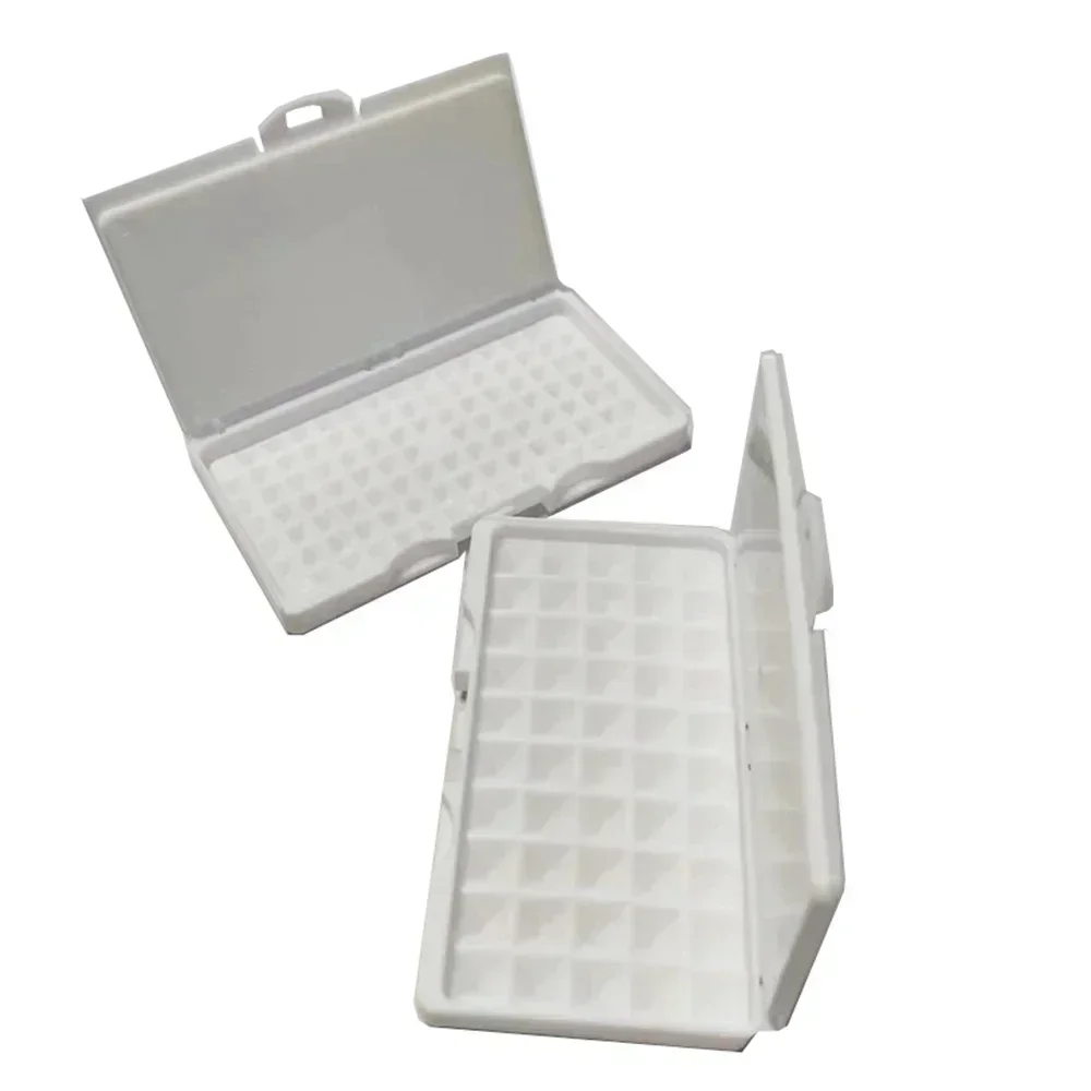 White Diamond Storage Box 3-0mm Gemstone Jewelry Display Organizer Bare Stone Packaging Cover Tray Holder Box for Show Store IGI