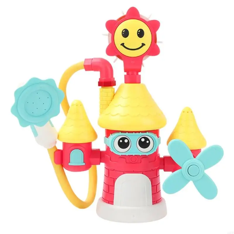 

16FE Interactive Bath Water Playset Safety Bathtub Accessories Summer Gift for Baby