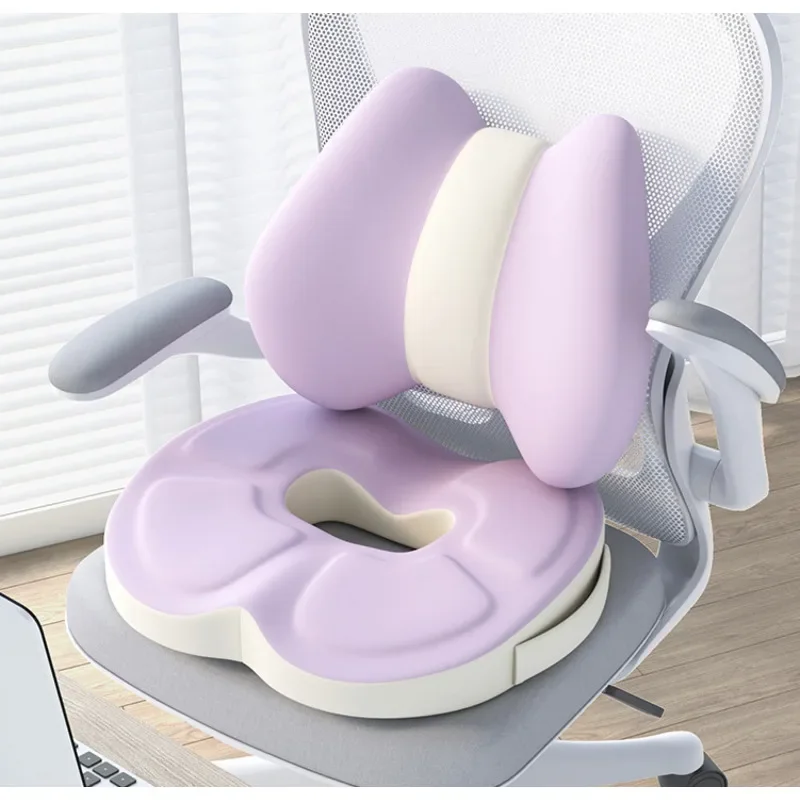 Office Cushion For Long-Term Sitting Pillow Back Cushion Chair Seat Workstation Lumbar Support