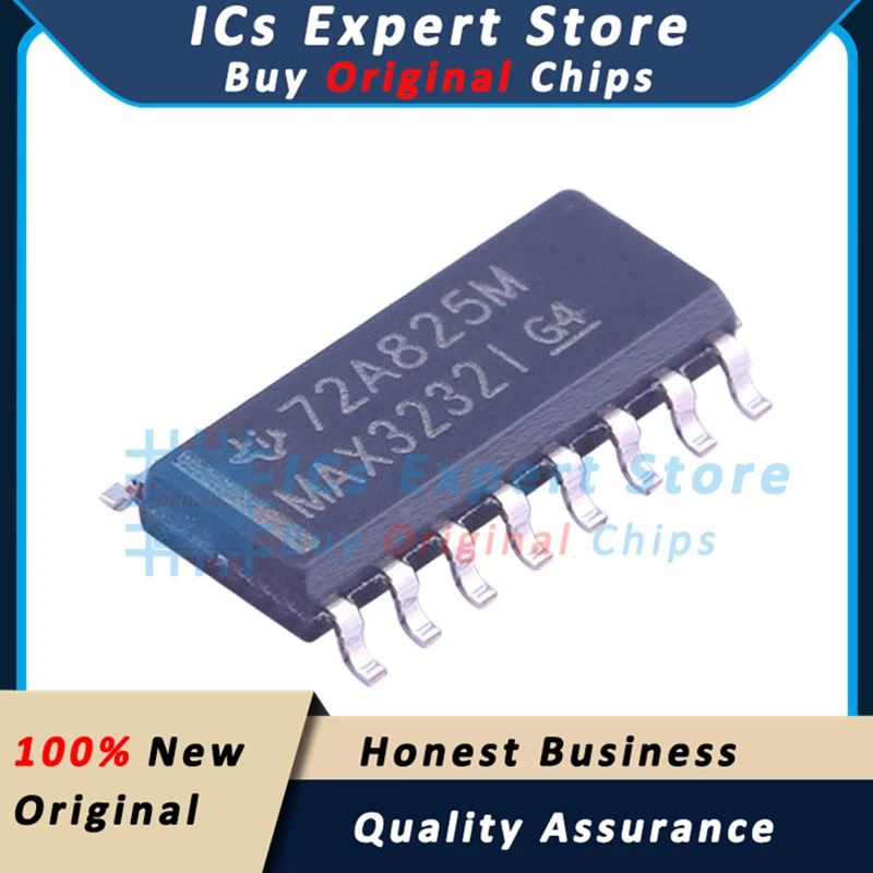 5PCS/LOT Original IC Chips MAX3232IDR RS3232 Chip MAX3232I MAX3232IDR SOIC-16_150mil