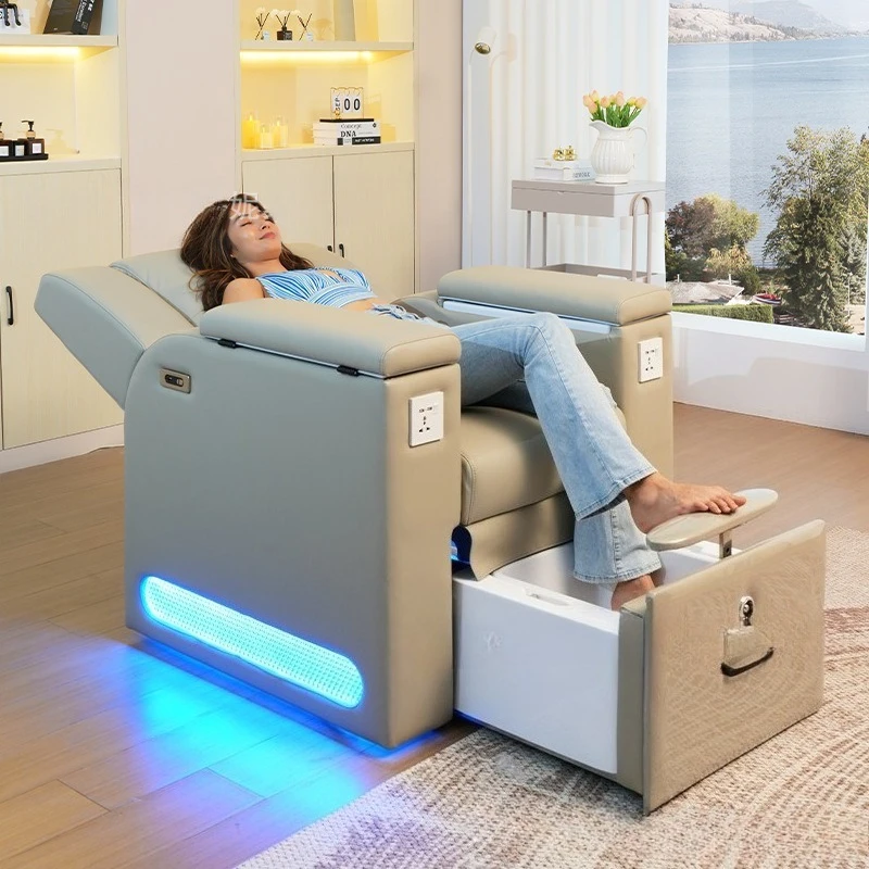 BLED Atmosphere Foot Massage Nail Art Sofa Eyelash Foot Therapy Spa Chair Beauty Equipment Electric Adjustment