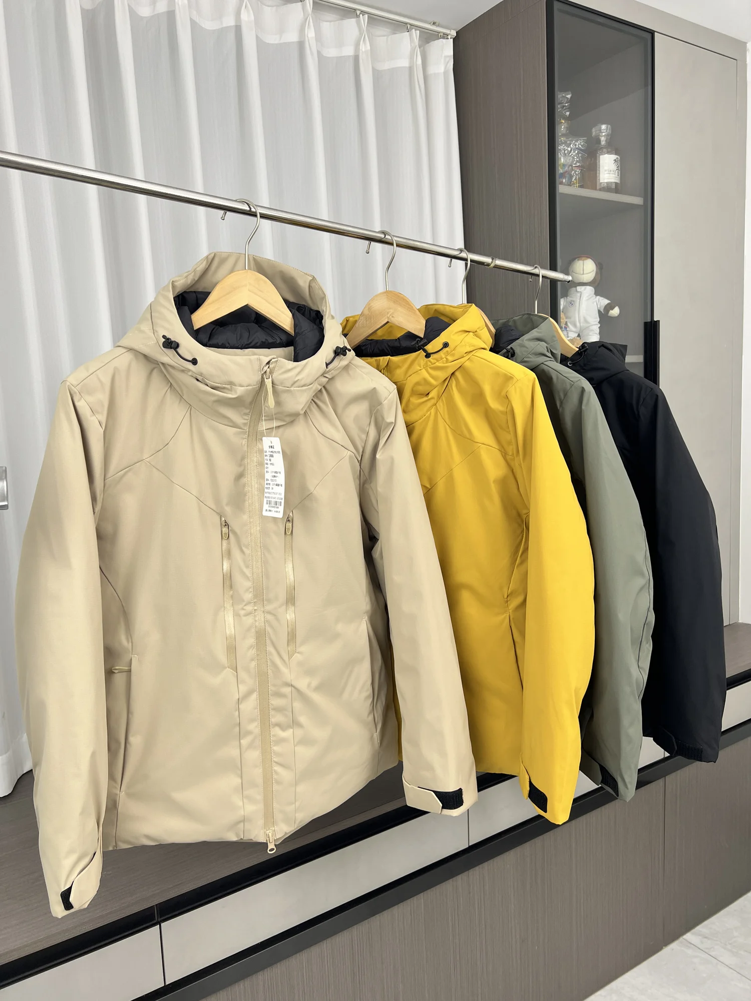 

Мужская зимняя куртка Outdoor Tech: водонепроницаемая, с высоким содержанием пуха, из П-хлопка, с капюшоном, молодежная, модная, теплая, с длинными рукавами, для повседневной носки