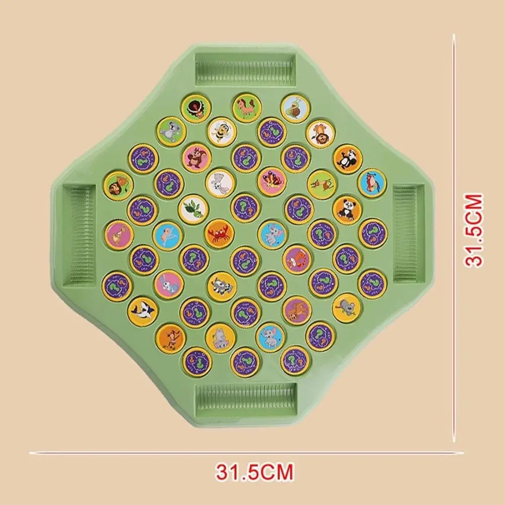 Fruit Flip Memory Game Memory Flip Chess with 60 Patterned Cards with Chessboard Flip Chess Memory Game Concentration Training