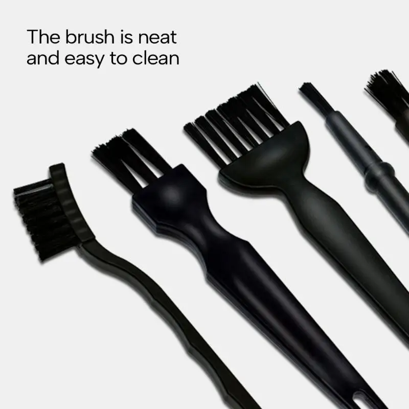 652F 11 Piece Cleaning for Dust Removal for Electronics Anti Static Brushes Small