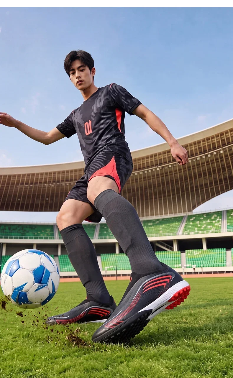 Neue Herren-Fußballschuhe TF/FG Professionelle Unisex-Fußballschuhe im Sonderangebot Ultraleichte Hochwertige Fußballschuhe Damen-Stollenschuhe Sneaker – Detail 32