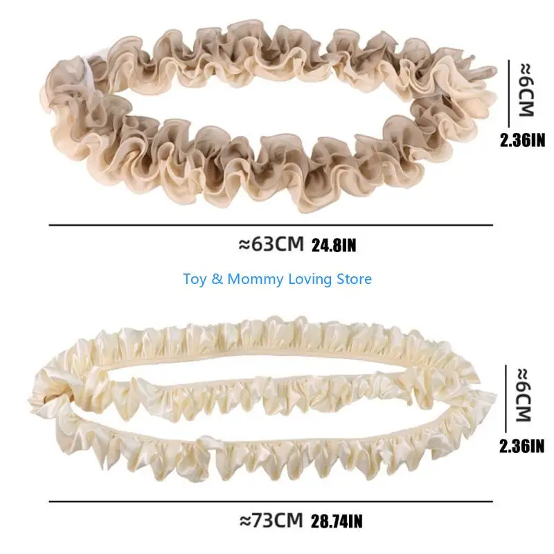 Y1QF كشكش حواف عربات الأطفال حلية لتقوم بها بنفسك معلقة الملحقات ديكور الدانتيل الديكور الرضع عربة عربة حلية #6