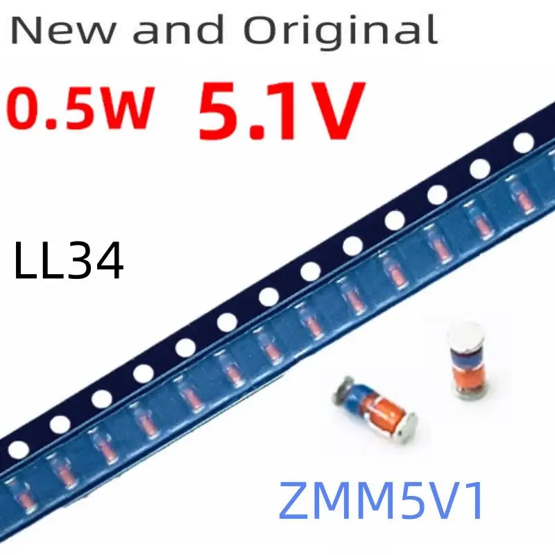 Zmm5V1 Ll-34 5.1V 500Mw Surface Mount Zener Diode