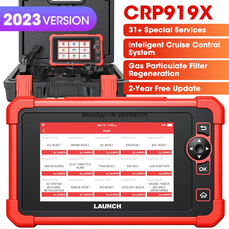 

crp919x crp919 x crp 919x 2 years free update ecu coding auto diagnostic car scanner tool for sale