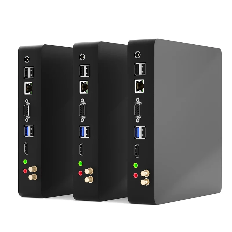 Full Set Up Core I7 I5 I9 Fanless Industrial Computer Mini Pc Gamers Completo