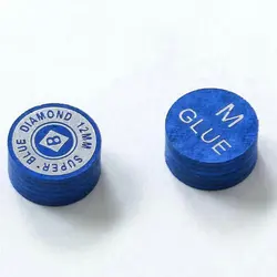 Pointe de queue de billard Super Billiard, dureté M, diamant bleu, taille 12mm, 14mm