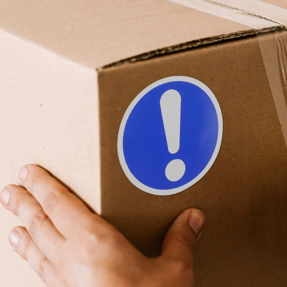 6pcs Warning Stickers Pvc Safety Signs Factory Machine Adhesive Security Labels Sign For Warehouse Office