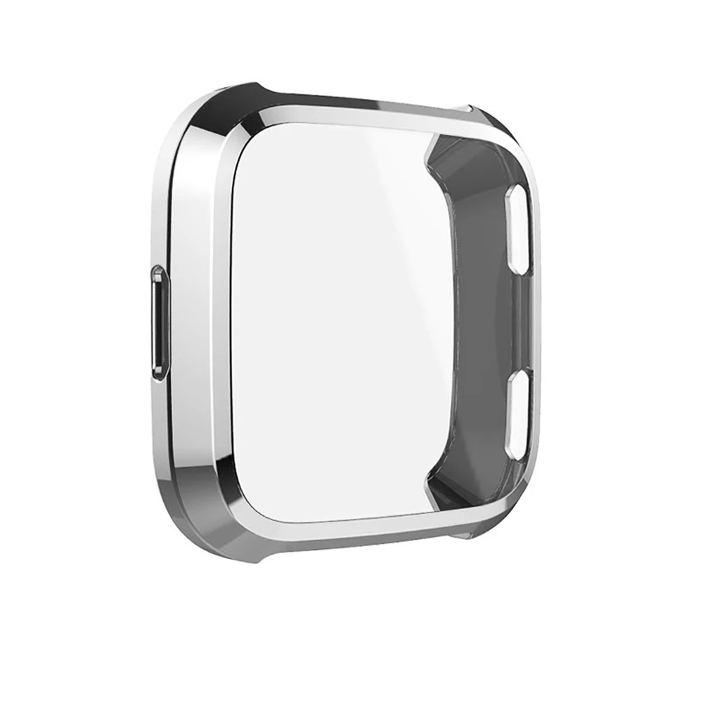 Ultra-thin Soft Tpu Case for Fitbit Versa /Versa Lite Waterproof Watch Shell Screen Protector for Fitbit Versa /Versa Lite