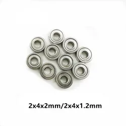 2x4x2mm  2x4x1.2mm Deep groove ball bearing Miniature bearing