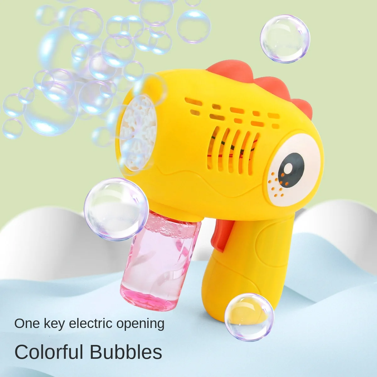 آلة فقاعات أوتوماتيكية محمولة باليد للأطفال ، لعبة بخ لألعاب الحفلات ، مضيئة أوتوماتيكية بالكامل ، ألعاب صيفية خارجية ، هدية عيد ميلاد #6