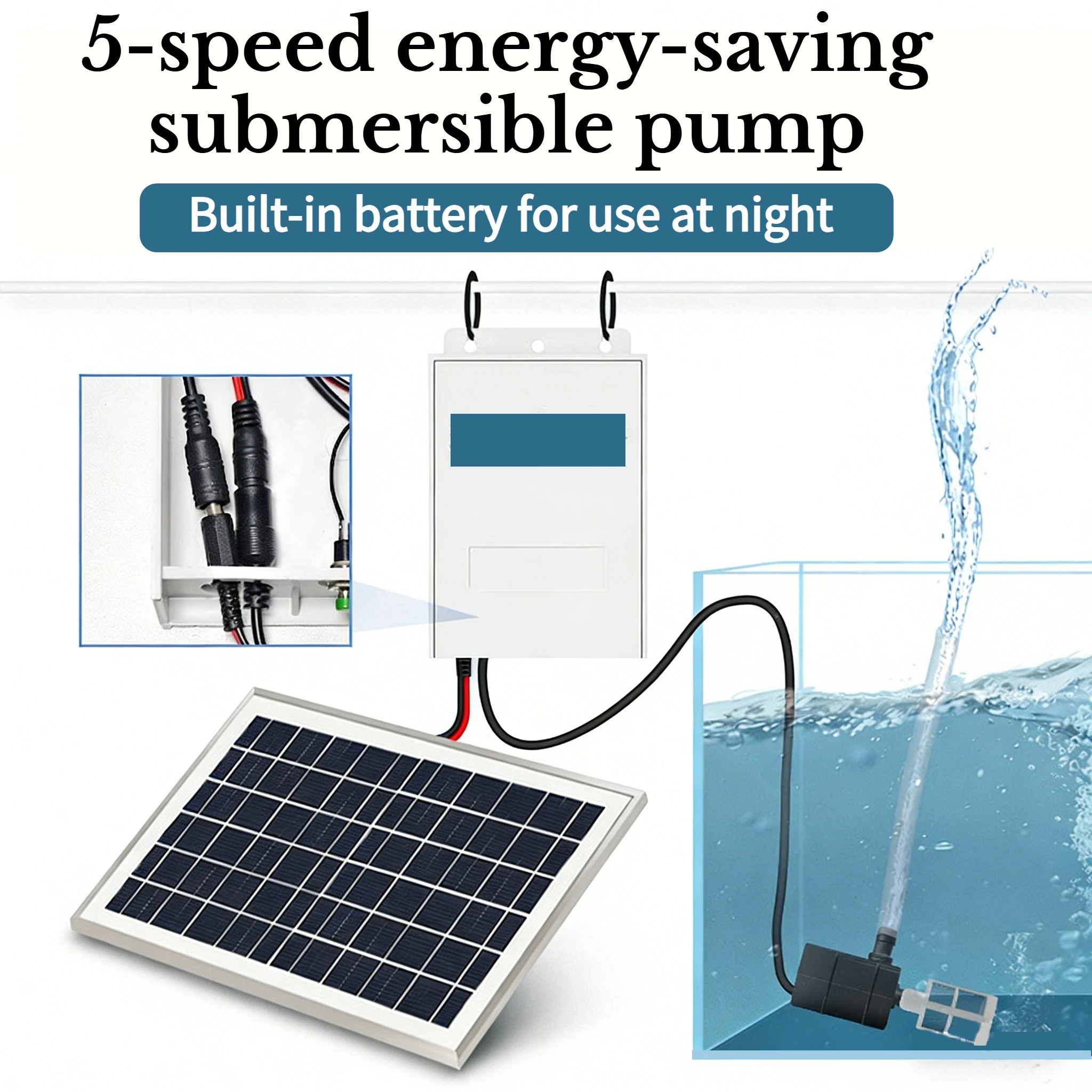 

Солнечный кислородный насос для пруда, портативный аэратор для наружного использования, для сада, пруда, аквариума, малый кислородный компрессор