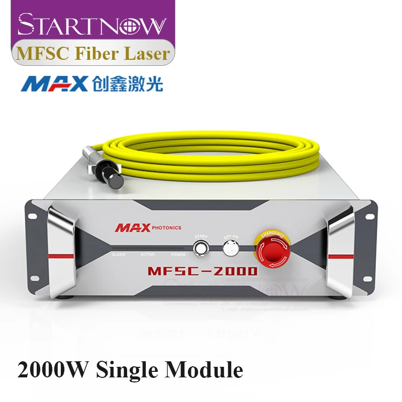 Startnow Fiber Laser Source MAX 1500-3000W MFSC-3000 Single Module CW Laser Power Supply for Laser Cutting Welding Machine