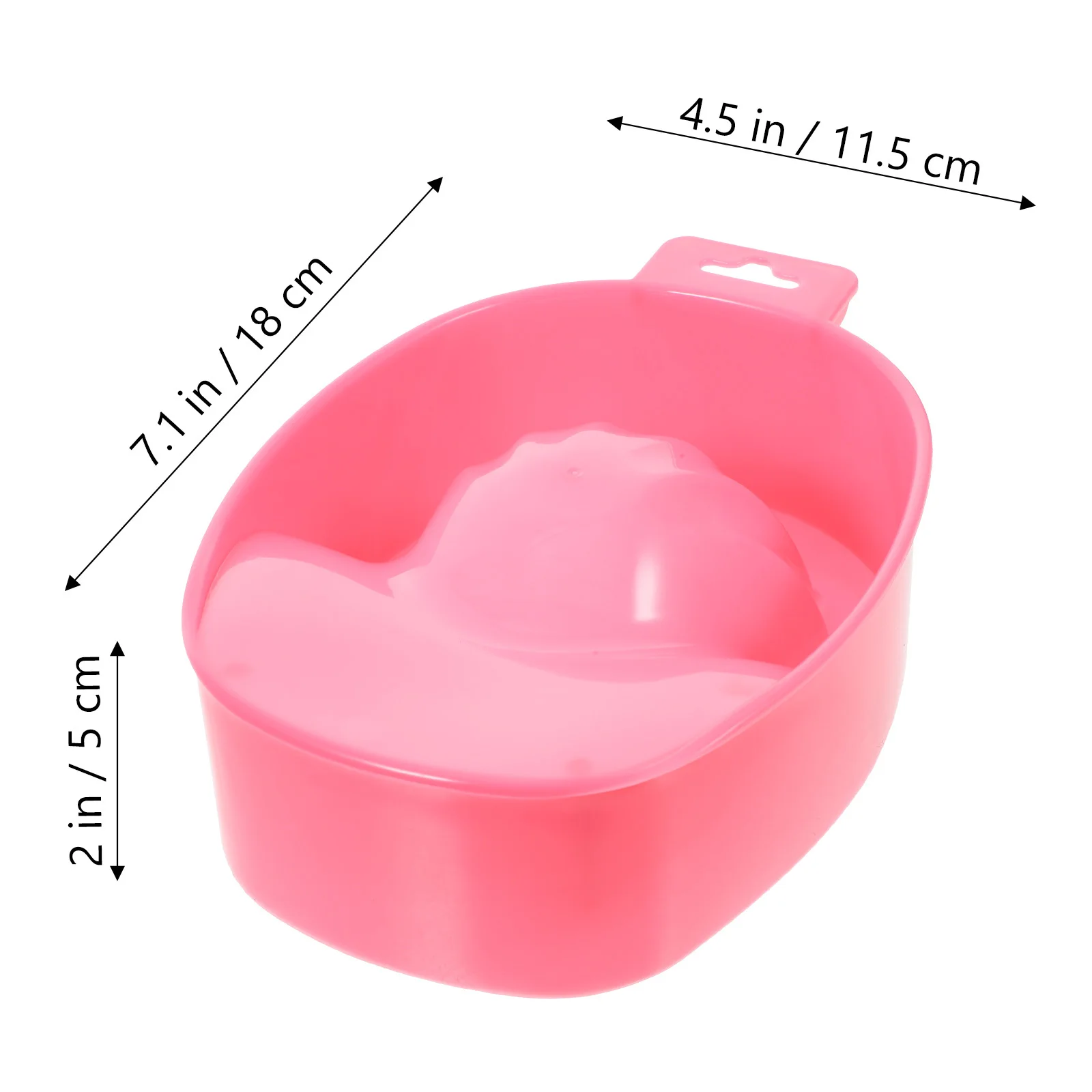 ชุดอุปกรณ์ทำเล็บ 2 ชิ้น ถ้วยแช่เล็บสีฟ้า เหมาะสำหรับการถอดเล็บปลอม บำรุงหนังกำพร้า ใช้ในบ้านหรือร้านเสริมสวย