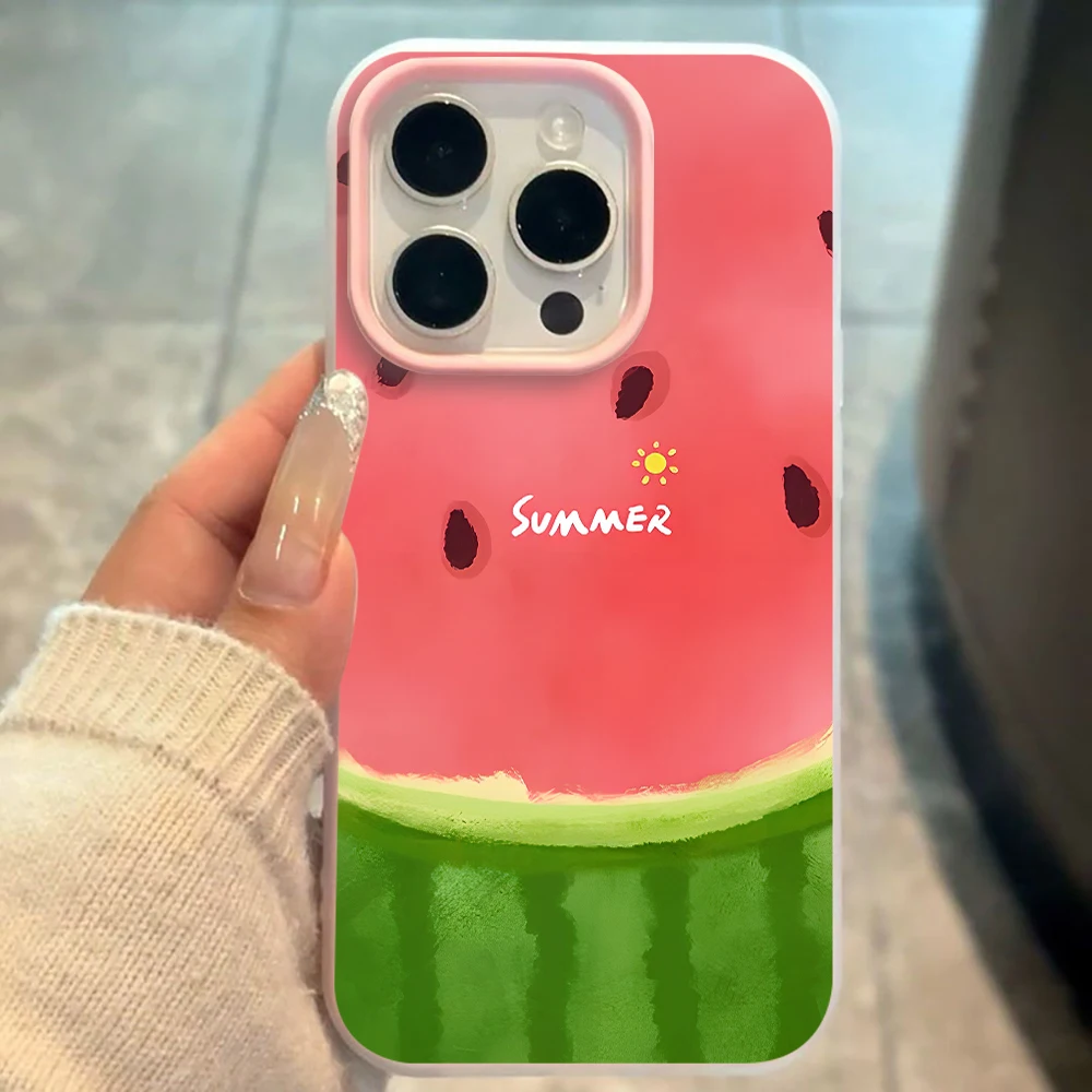 Für Xiaomi Redmi 17 Pro Max Hüllen Für Redmi Mi 11 Lite 5G Niedliche Wassermelonen-Kunst Handyhülle 14T Pro 15T Pro 17 Pro Staubdichte Hülle – Detail 2