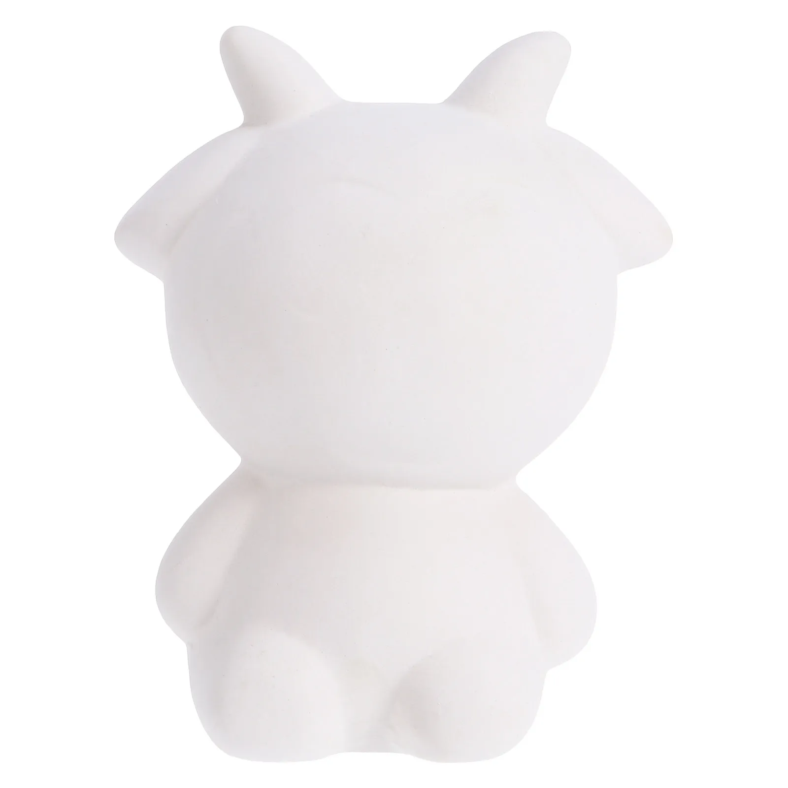 

White DIY Craft Piggy Bank DIY Saving Pot White Saving Pot Cartoon Piggy Bank Cartoon Saving Pot
