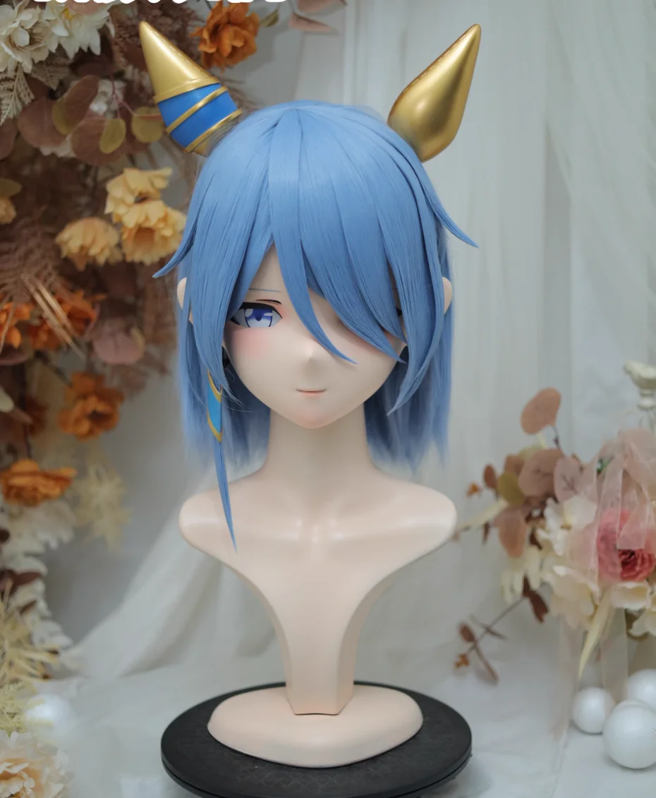 

(NFD311-10)Customize Full Head With Lock Pretty Female/Girl Japanese Animego Character Kig Cosplay Kigurumi Mask Crossdress Doll