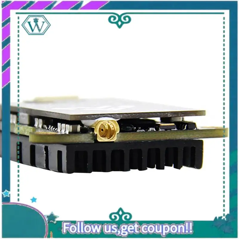 Upgraded 5.8G 2W VTX With SMA Inner Needle Antenna 2000Mw 64CH FPV Video Transmitter PAL/NTSC Support OSD For FPV RC Drone