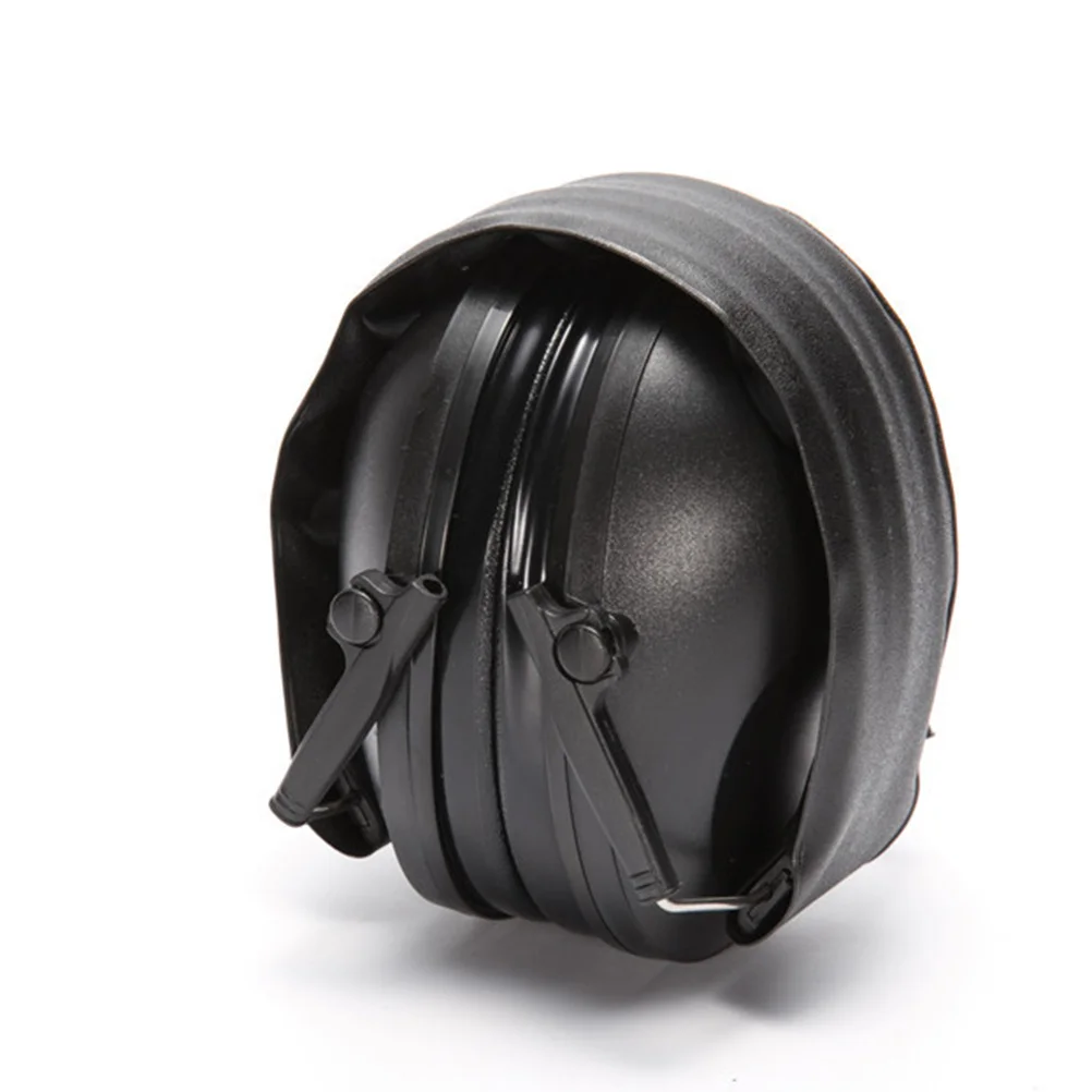 Professional Noise Reduction Ear Muffs Black Lightweight Compact Folding Hearing Protection for Shooting Range Hunting Adults