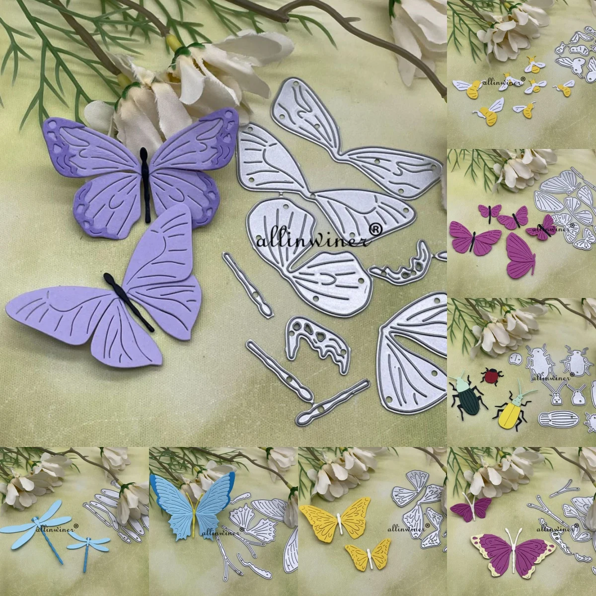 Butterfly insect series Metal Cutting Dies for DIY Scrapbooking Album Paper Cards Decorative Crafts Embossing Die Cuts