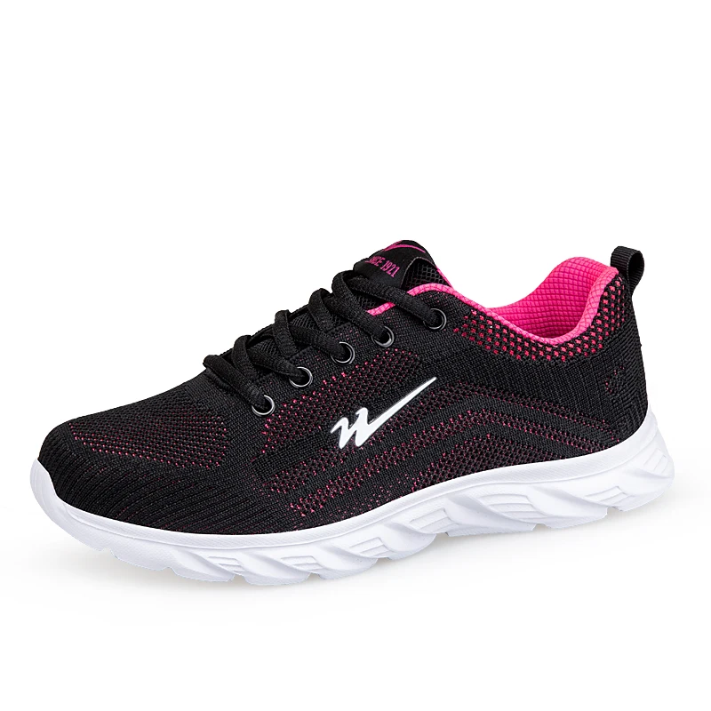 

2024 New style Fashion Lightweight soft sole Mesh breathable running shoes Women Sport Shoes