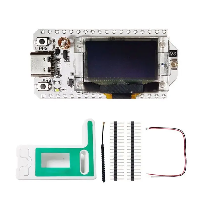 abzw-oled-display-development-board-for-arduino-with-case-wifi-lora-32-v3-esp32-sx1262-096-inch-blue-oled