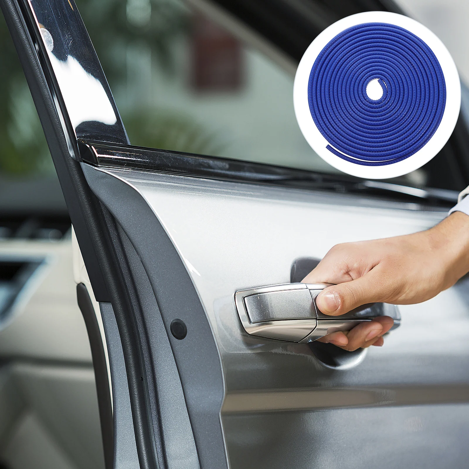 

1 Roll U-Shaped Door Edge Guard Strip Flexible Car Anti-Collision Protection Auto Door Trim Sealing Wind Noise Reduction