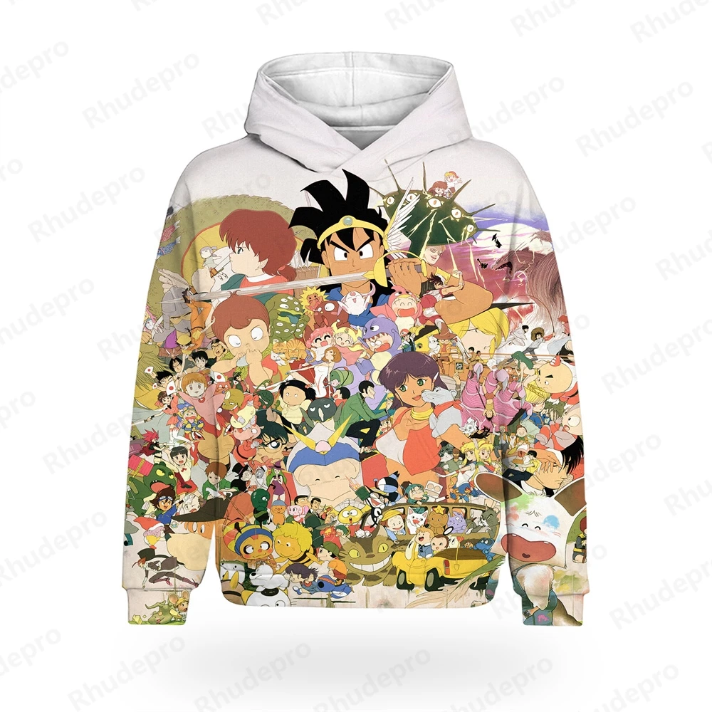 

Goku Men's Hoodie Streetwear AnimeShirts High Quality Y2k Clothes 2024 Clothing Harajuku Style Gift Long Sleeve Anime