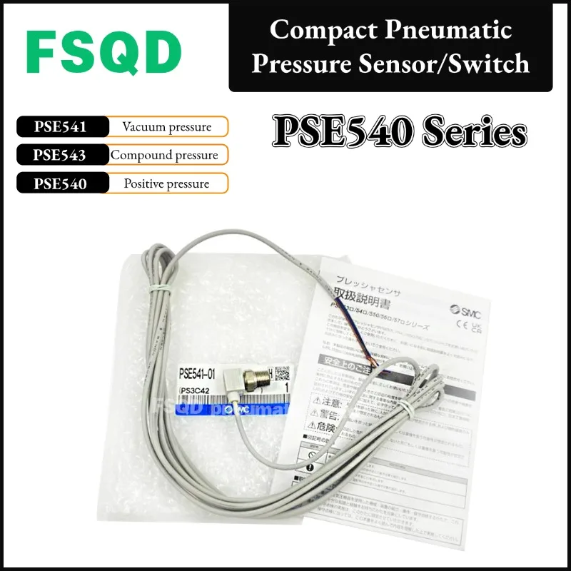 

PSE540 PSE540A PSE541 PSE541A PSE543 PSE543A-M5 01 R04 R06 Compact Pneumatic Pressure Sensor/Switch PSE540 Series Pneumatic tool