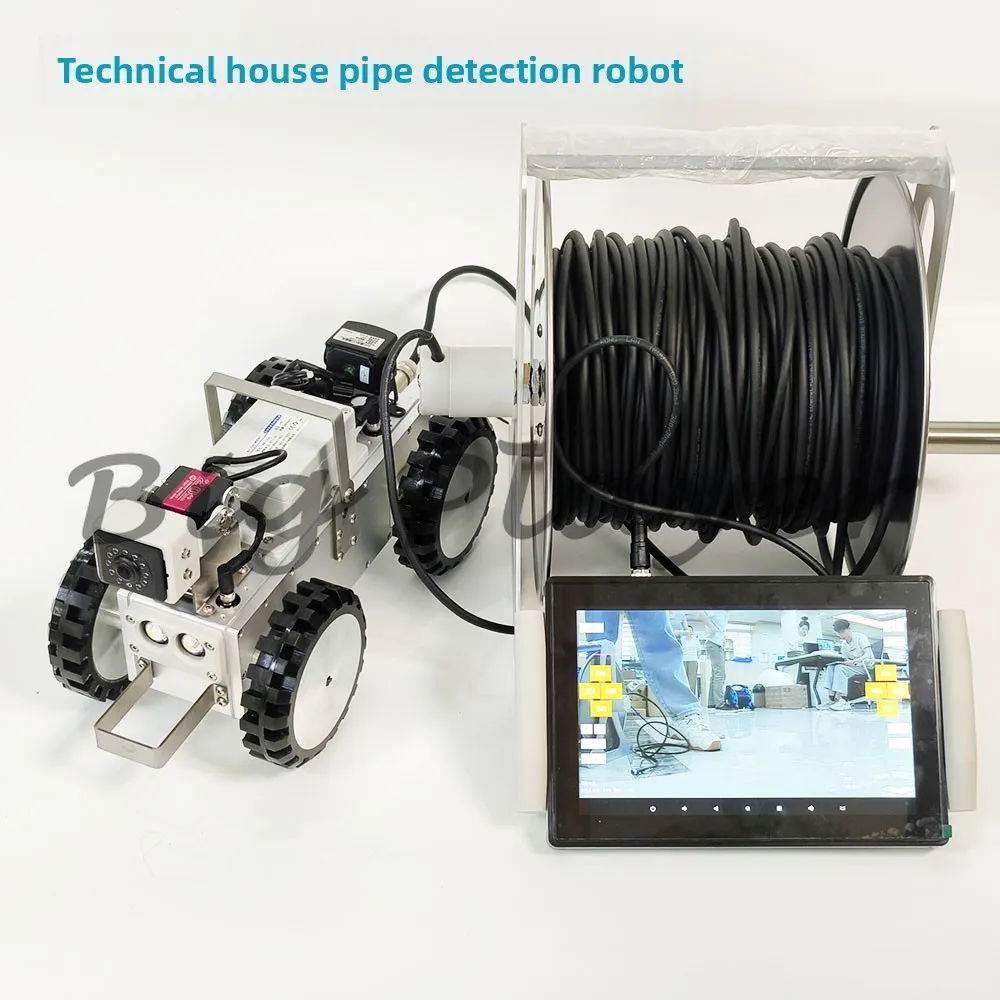 Pipeline Robot, Inspection and Maintenance, Sewage Pipe, Waterproof, Soaking in Water, Municipal Sewage