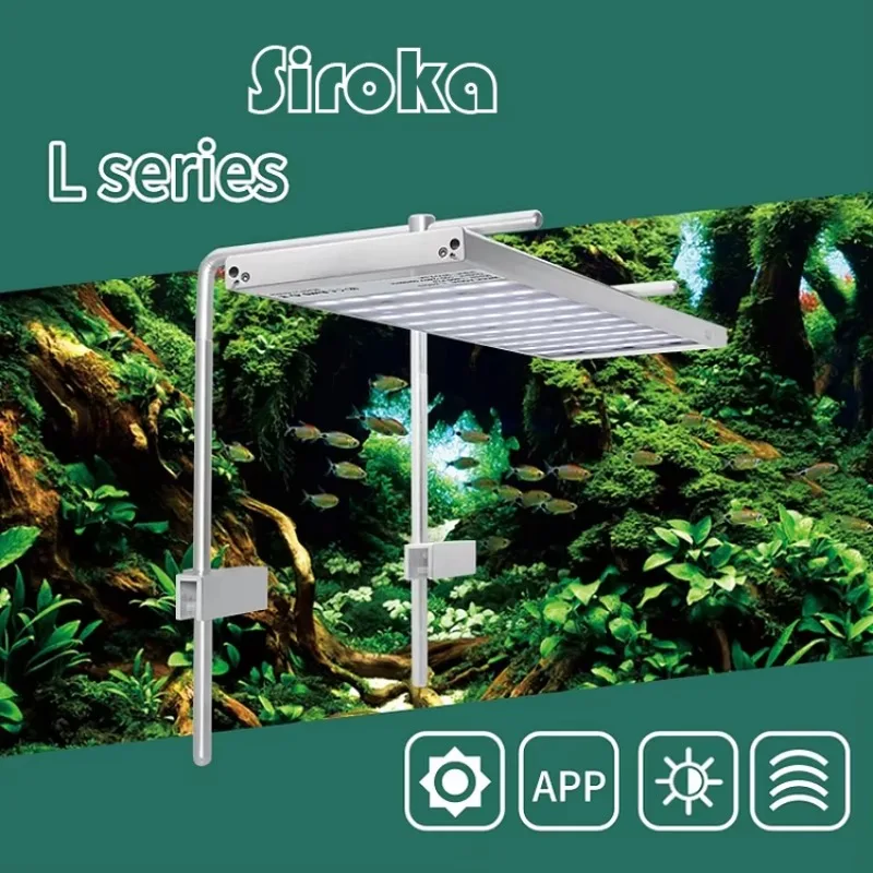 55W-110W Dimmable Ip33 Waterproof Led Aquarium Clip Lights Simulating Natural Light for Fish Tank