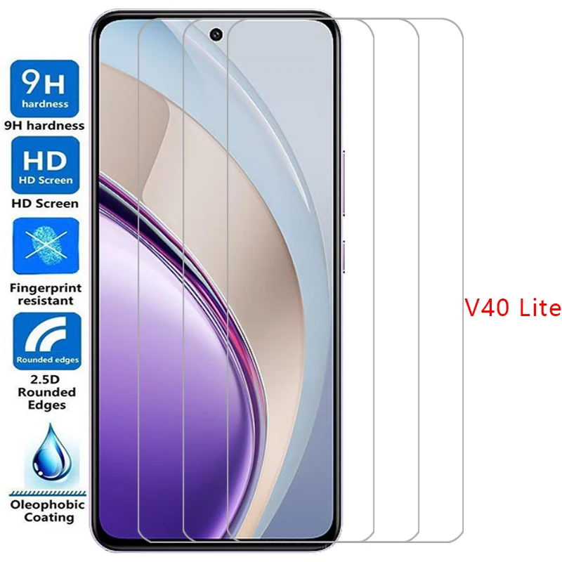 phone case for vivo v40 lite tempered glass on vivov40 v40lite v 40 40v light vivov40lite 4g idn back cover 360 protective viv