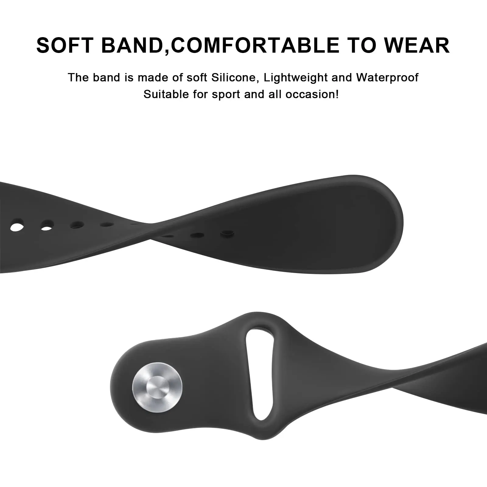 20 مللي متر 22 مللي متر سيليكون الفرقة ل Amazfit GTS 3/2/2e/GTS2 Mini/GTR 42 مللي متر/47 مللي متر/bip/GTR 3 Pro/2/2e الرياضة سوار لهواوي حزام ساعة اليد