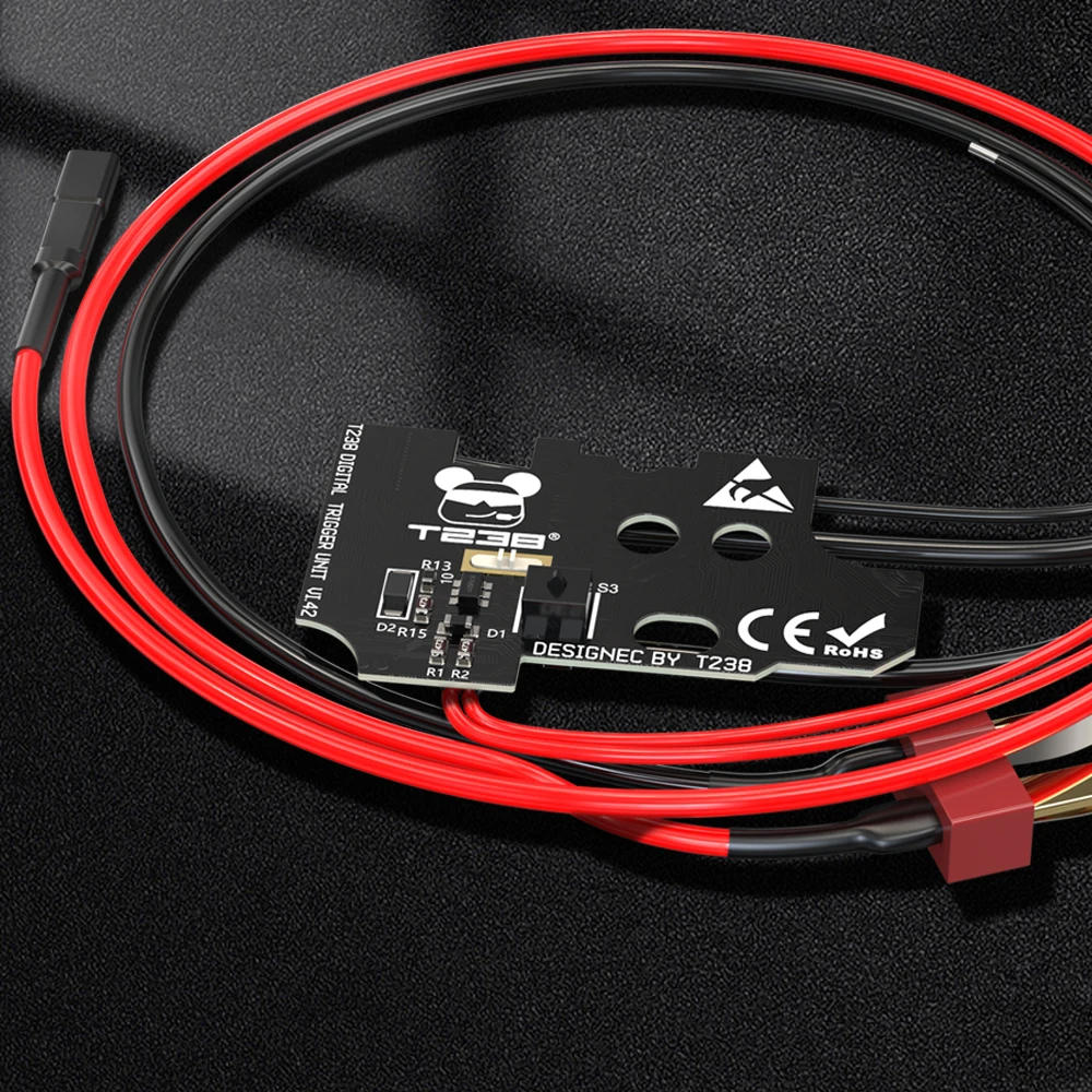 T238 V1.42 V2 QUALITY ETU MOSFET Mechanical Sensor Pre-coking Programmable for Gel Blaster for AIRSOFT V2 Gearbox