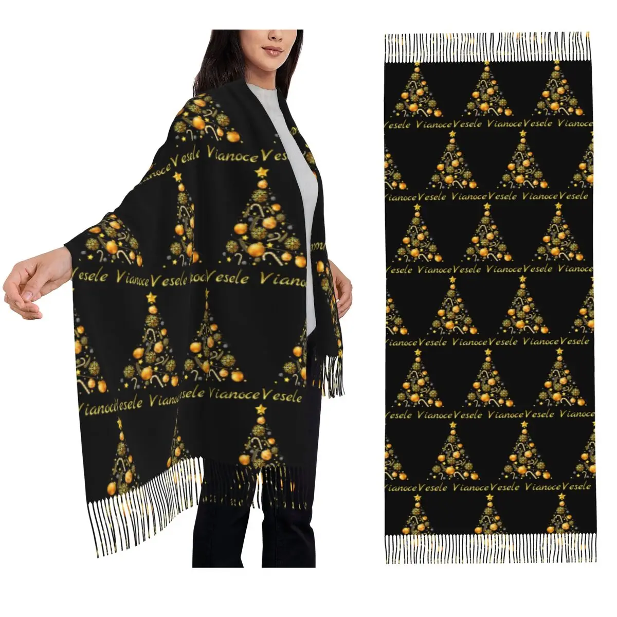 vesele-vianoce-eslovaco-natal-feliz-natal-combinando-familia-cachecol-borla-lencos-para-mulheres-xales-e-envoltorios-outono-inverno-xalewrap