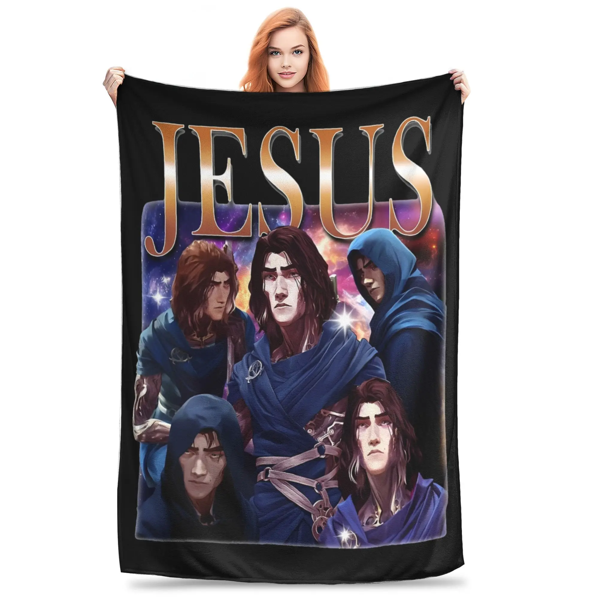 Viktor Jesus Arcane Blankets Fleece All Season L-Leagues of Legend Game Ultra-Soft Throw Blanket for Bedding Outdoor Quilt