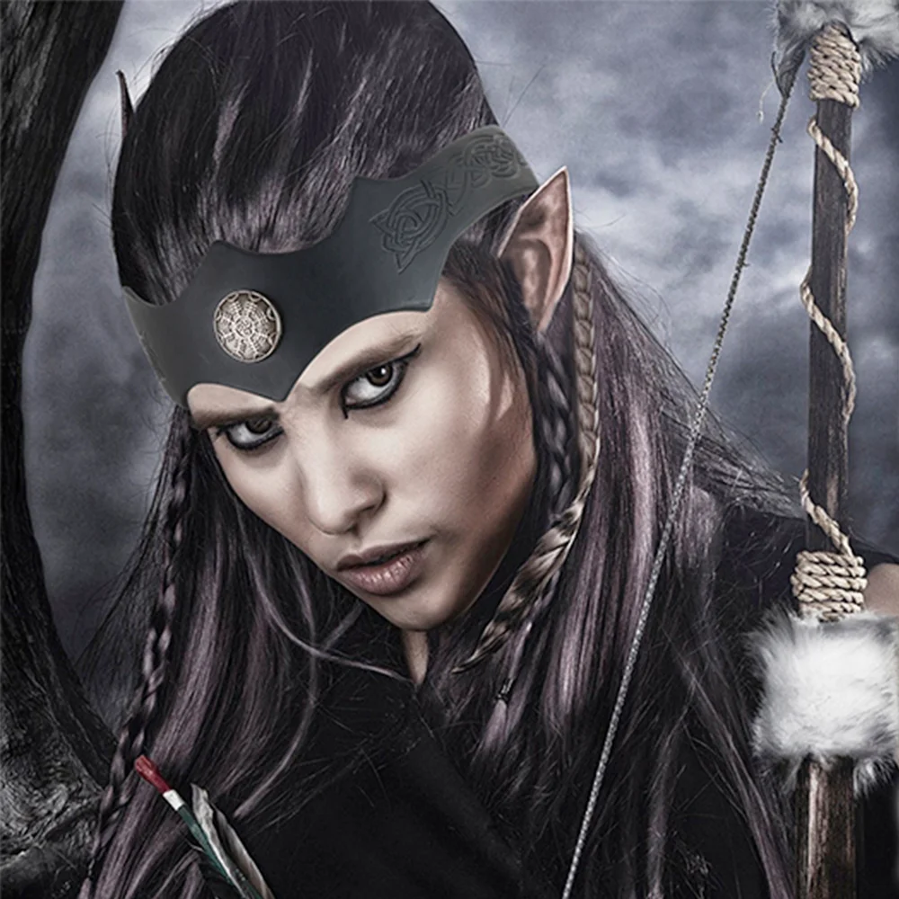 Bandeau de chevalier médiéval, couronne de roi Viking, déguisement d'halloween, accessoire LARP, couvre-chef de gladiateur de guerrier romain ancien